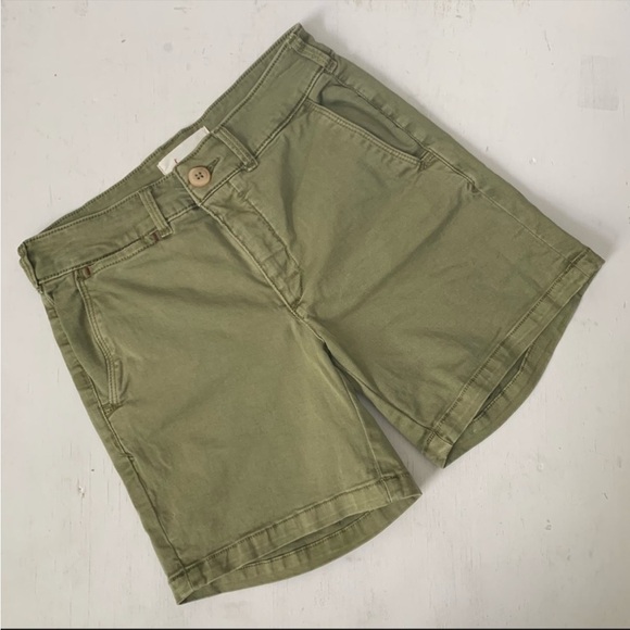 Anthropologie Sage Green Shorts - Picture 2 of 5